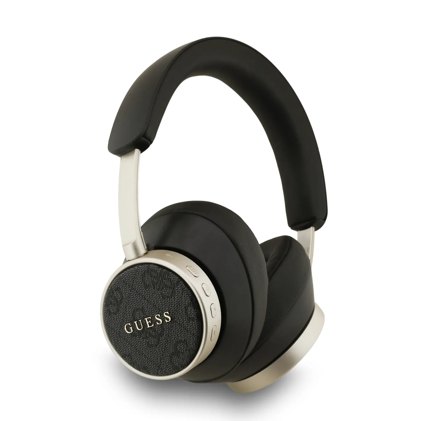 GUESS – Cascos Bluetooth Premium de Polipiel Negra