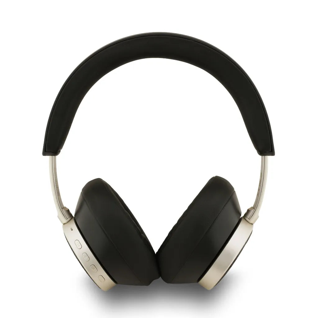 GUESS – Cascos Bluetooth Premium de Polipiel Negra