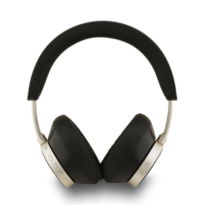 GUESS – Cascos Bluetooth Premium de Polipiel Negra