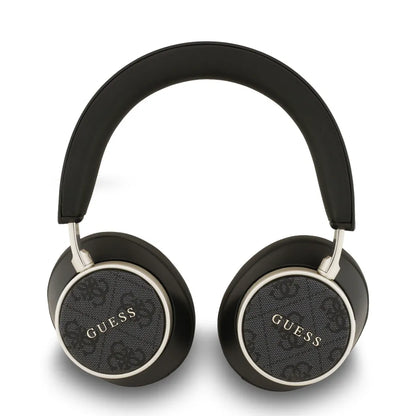 GUESS – Cascos Bluetooth Premium de Polipiel Negra